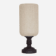 Medina Linen and Glass Lamp