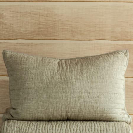 Misaka Light Moss Bedspread and Pillowsham Stack