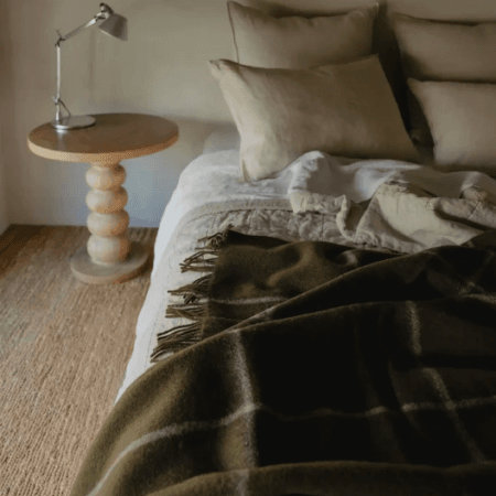 Woven Wool Blanket Ranfurly Kelp | Weave
