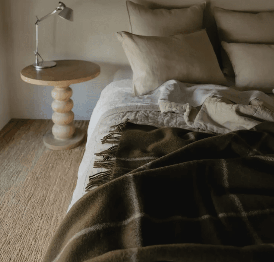 Woven Wool Blanket Ranfurly Kelp | Weave