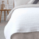 White Luxe Cotton Coverlet | Portugal