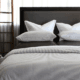 Classic Ticking Stripe DUVET Set | Black