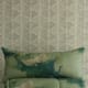 Tsuru Spruce Bolster Cushion and Comforter Stack