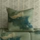 Tsuru Spruce Cushion and Comforter Stack