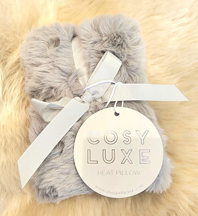 Cosy Luxe Heat Pillow Soft Grey