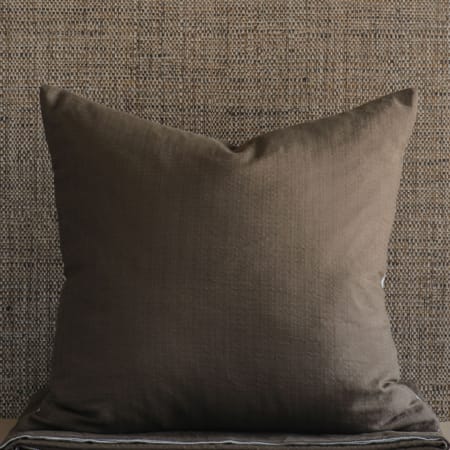 Meiya Cocoa Bedspread and Eurocase Stack