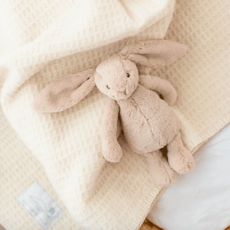 NZ Wool Baby Blanket Waipapa Waffle | Ruanui