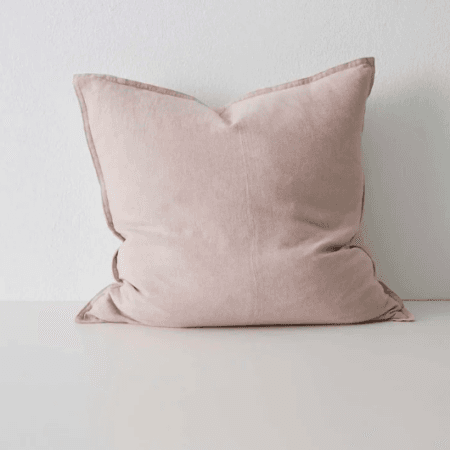 Linen Cushion Como Blush
