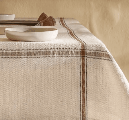 Salon Herringbone Tablecloth