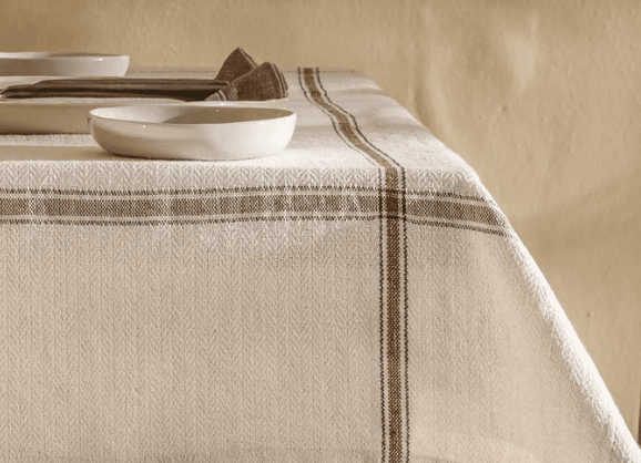 Salon Herringbone Tablecloth