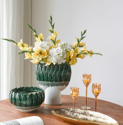 Tulip Glass Candle Holders