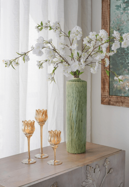 Tulip Glass Candle Holders