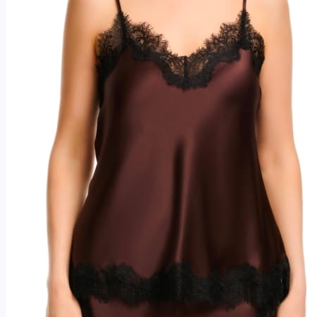 Silk Cami Scarlett Chocolate