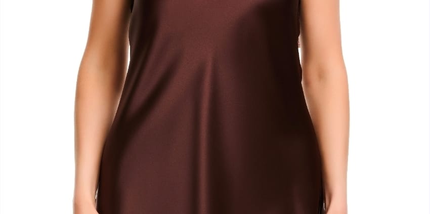 Silk Chemise Scarlett Chocolate