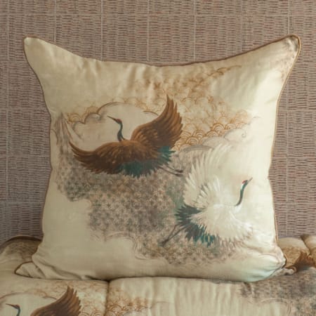 Tsuru Natural Comforter and Eurocase Stack